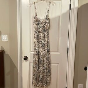 All in Favor. Leopard print sundress. Size L